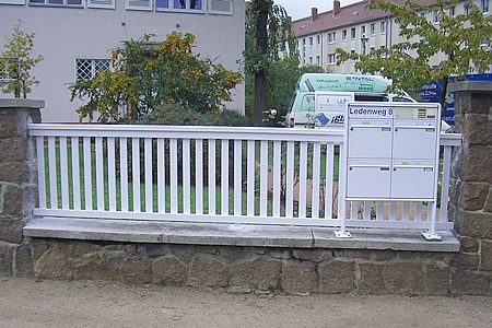 22. Dresdner Zaun Briefkasten